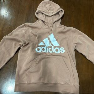Adidas Women’s Tan-Brown Hoodie Sweater